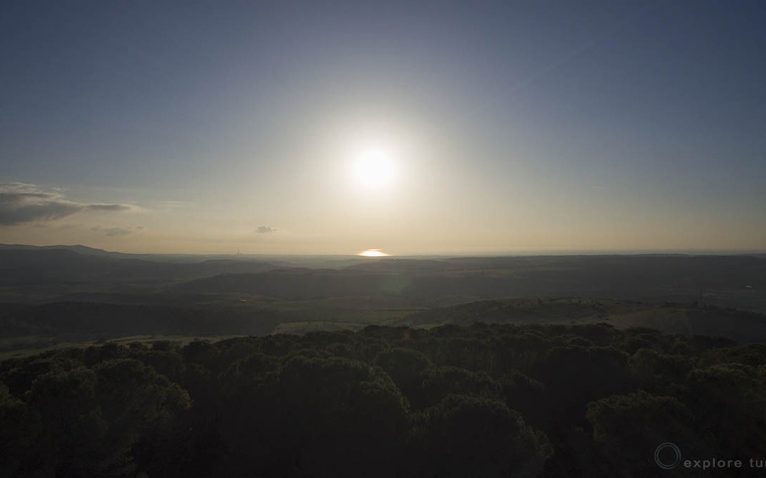 I Monti della Tolfa al Tramonto